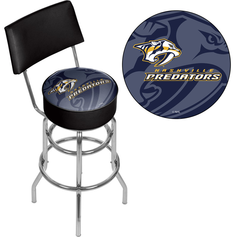 Tabouret de bar pivotant 31 po sceau NHL, Nashville Predators