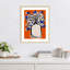 «Galya Lovely Flower Bouquet (orange Version)» par Treechild, impression sur bois encadrée-100159778-100159791
