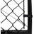 Fit-Right Adjustable Chain Link Gate Kit for Outdoor Decking & Fencing