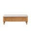Banc de rangement avec repose-pieds 50,8 po