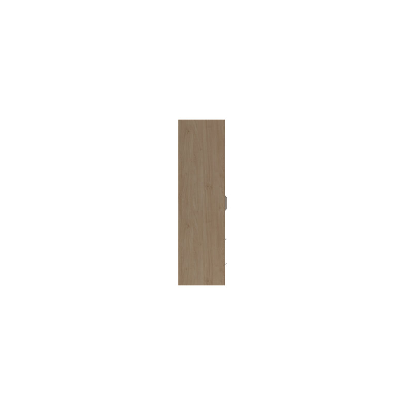 Zakariyah 2 Door Manufactured Wood Wardrobe, Oak