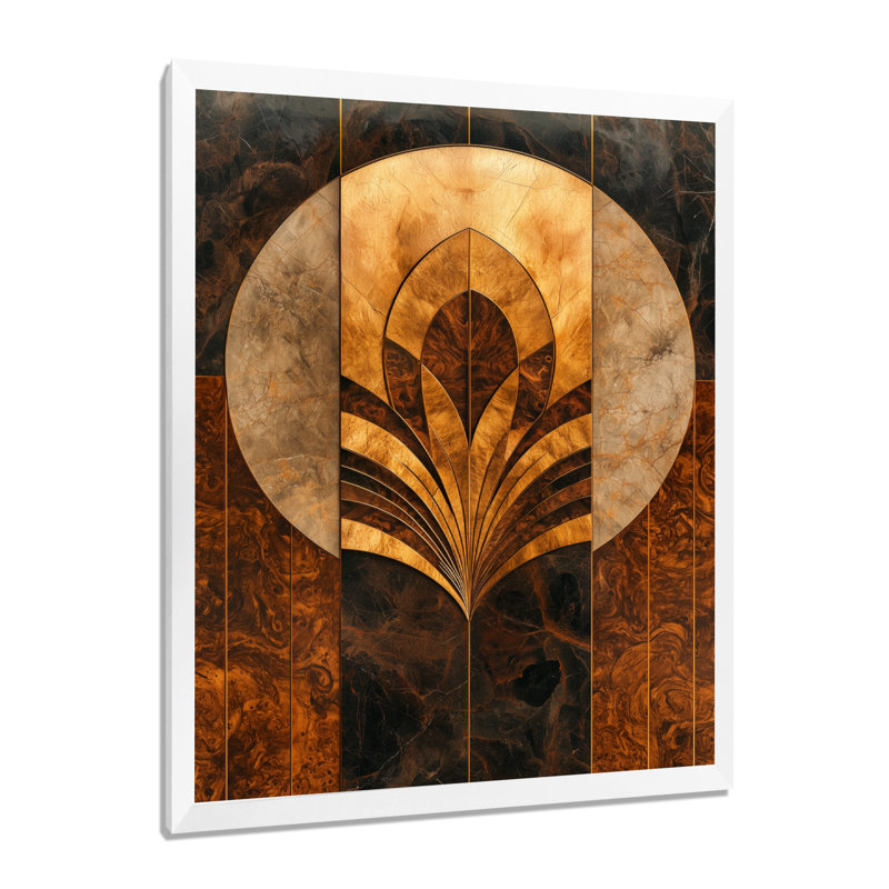 Owen - impressions sur toile abstraites, 20" H x 12" W, Reproduction encadrée d'une seule photo, White