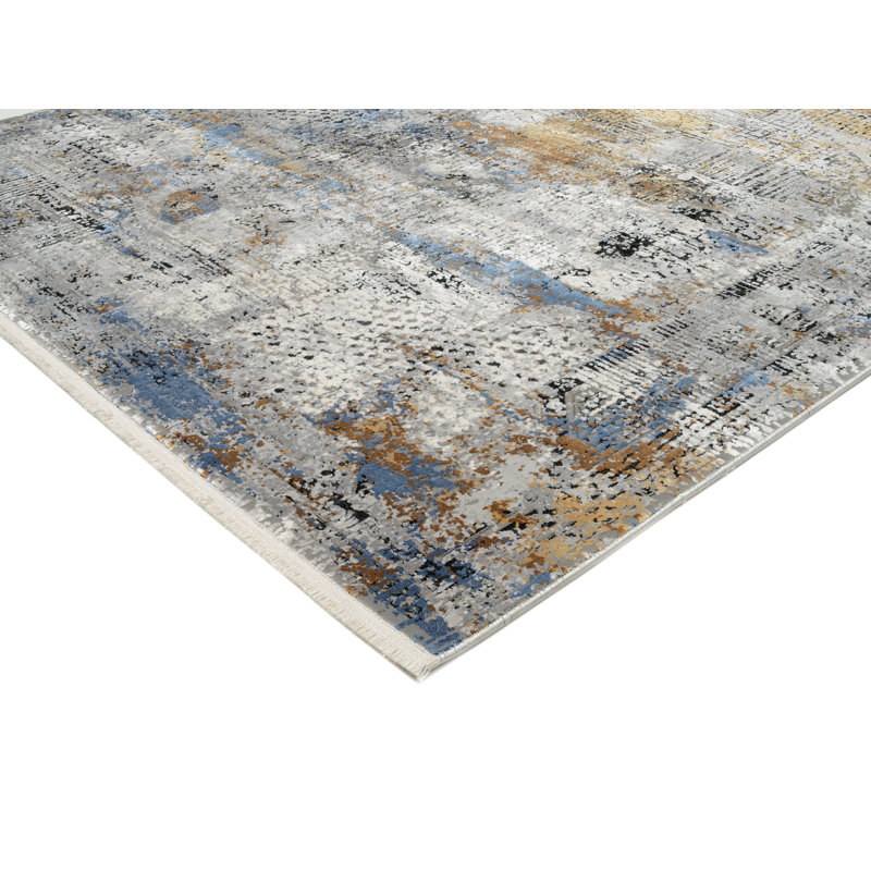 Wheelock Impression Power Loom Grey/Brown Rug, Rectangle 160 x 230cm