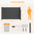HOMEDEMO 126" x 63" Retractable Side Awning with Privacy Screen Protection, Carbon Gray Waterproof & UV-Resistant Outdoor Side Pull Shade for Patios, Balconies and Gardens-125173054