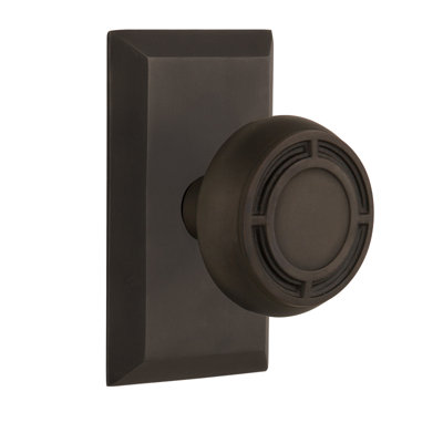 Studio Plate with Mission Door Knob