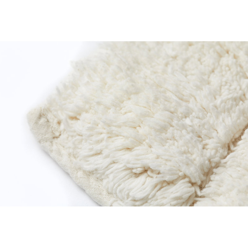 Bombay Cotton Non-Slip Bath Rug Set, Cream