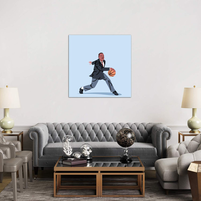 «Balling Martin» par Elad Shagrir - impression, H 48 po x l 48 po x 1,5 po, Toile tendue