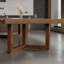 Table de conférence en bois massif brun Free Form-1798195569