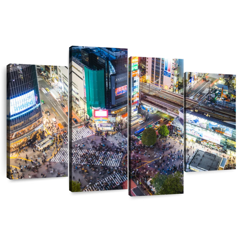 Sireci Shibuya In Tokyo, 54" H x 84" W