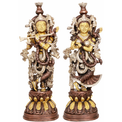 Radha Krishna ornée