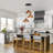 Tamoa 3 - Light Rattan Farmhouse Pendant Light