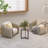 Round Side Table, Round Accent End Table