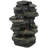 Ameryst Resin Stacked Shale Fountain with Light