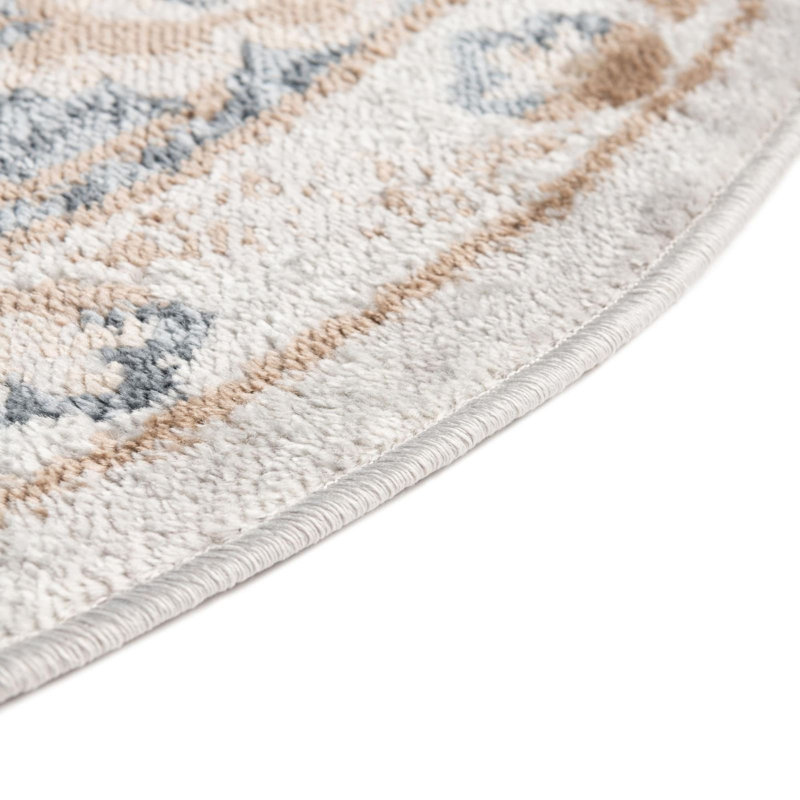 Oriental Indoor Rug, Round 3'