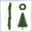 Regular (Full) Artificial Christmas Tree with Green Needles