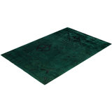 Overdyed One-of-a-Kind 6' 0" X 8' 10" Hand Knotted Area Rug