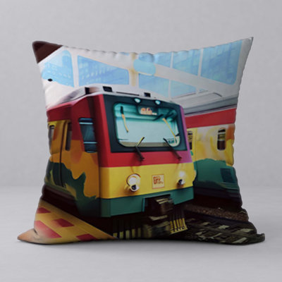 Reversible Throw Pillow
