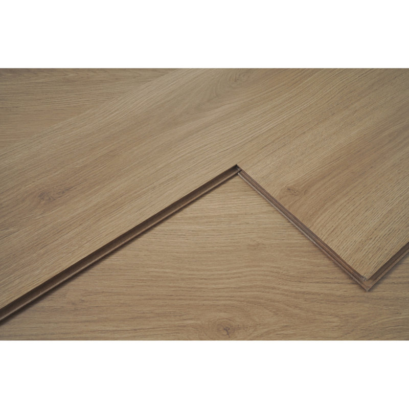 Samiron 20cm W x 122cm L x 1cm Laminate Flooring, Oak