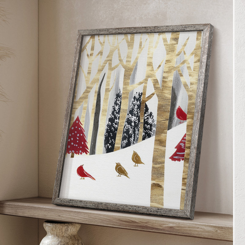 «Christmas Holiday», reproduction d'art encadrée CDX, H 15 po x l 12 po