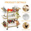 Balducci Metal Bar Cart