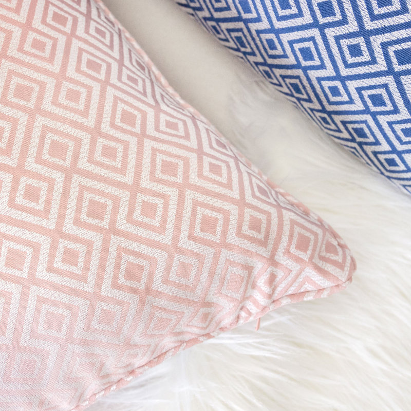 Kaence Square Pillow Cover & Insert, Rose Pink