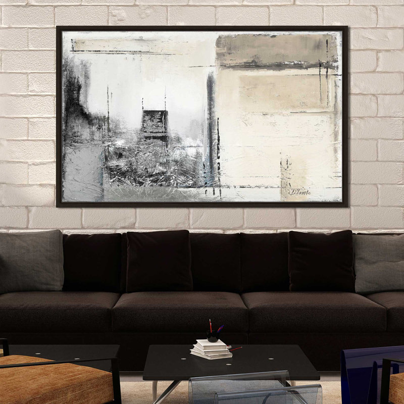 «Winter Dusk I», reproduction d'art sur toile encadrée, H 21,5 po x l 33,5 po x P 2 po