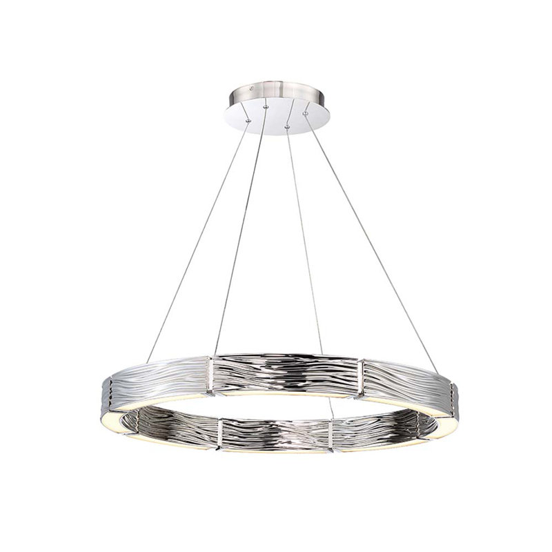 Zelda 8 - Light Dimmable LED Wagon Wheel Chandelier