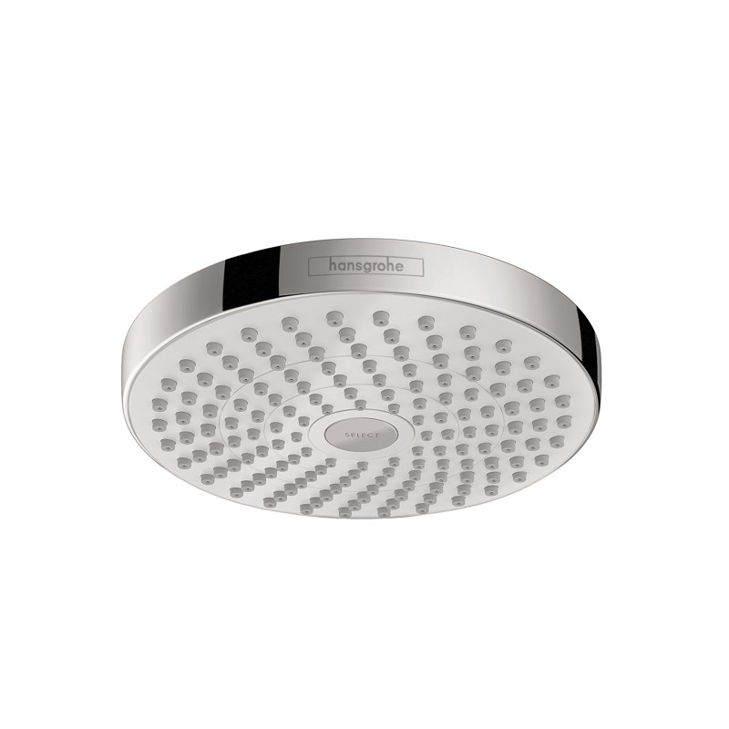 Pomme de douche Croma Select S, Chrome blanc, 1,8 gallons par minute