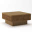 Table basse vintage avec rangement réglable et élévateur silencieux