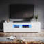 Caelainn High Gloss TV Stand & TV Cabinet, 1 Flip Door, 2 Side Doors, RGB Remote, 15W, Fits 60" TV-686162357-716356914