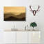Layers Of Mountain In Abstract - Wrapped Canvas Print-55308115