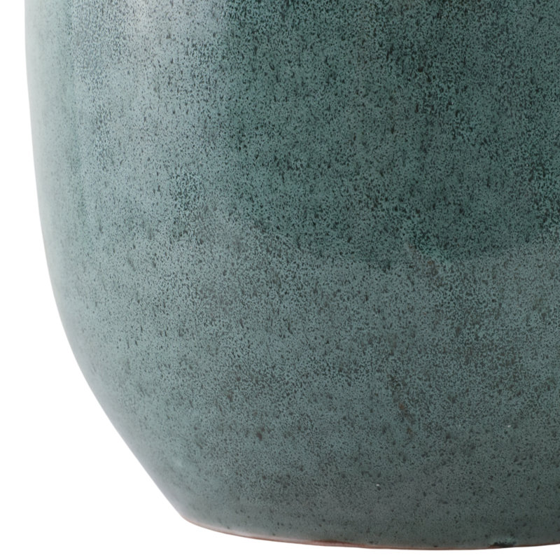 Ensemble de pots à fleurs en céramique Aedin, Vert