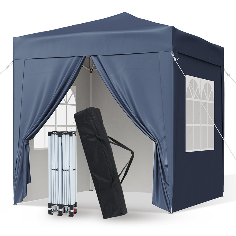 2m x 2m Steel Pop-up Gazebo, Blue