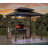 Rochdale 7 x 9 ft. Grill Gazebo, 2-Tier Hardtop Gazebo Pergola with Ceiling Hooks and Storage Shelves