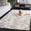 Tapis gris / ivoire en laine / coton touffeté à la main Graciella 740-417695561