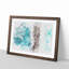 Beach Road Across the Ocean Watercolour - Picture Frame Graphic Art Print-56739617-56739618
