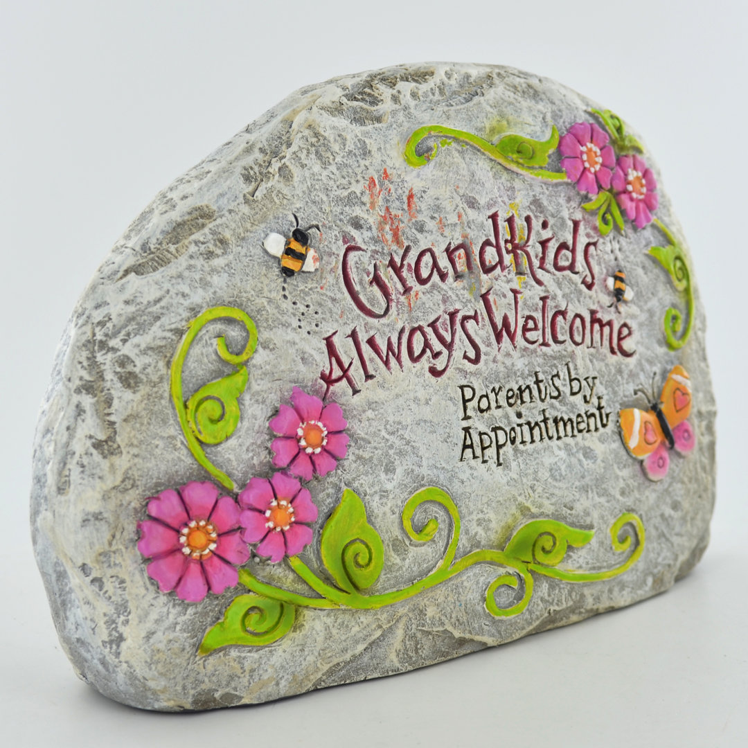 Grandkids Always Welcome Stone