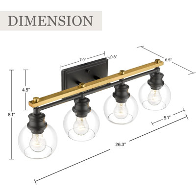 Bilel 4 - Light Dimmable Vanity Light