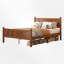 Wood Panel Platform Bed Frame With Wood Slat Support, No Box Spring Needed-1741348208-1741348206