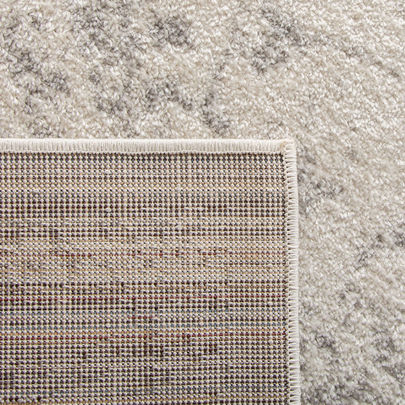 Stromsburg Floral Area Rug, Square 91 cm, Ivory