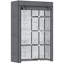 Fabric Wardrobe Closet with Shelves Hanging Rail, Foldable Wardrobe Dark Grey
