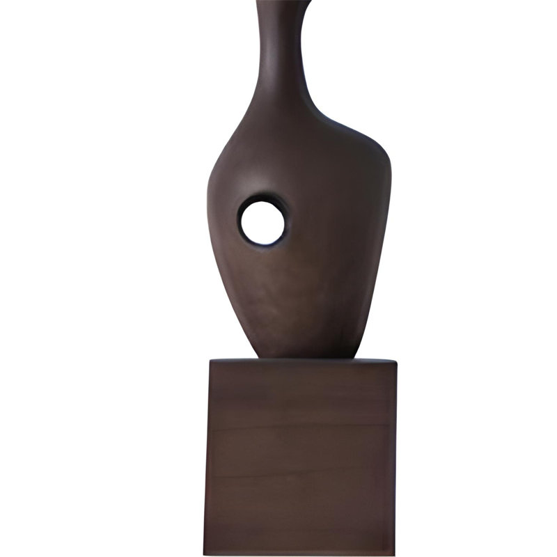 Designer Abstract Solid Wood Sculpture Art Ornament