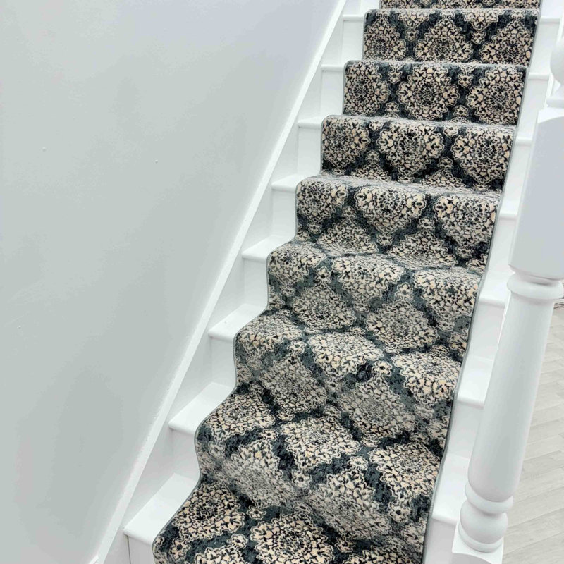 Stair Runner Damask Area Rug, Stair Runner 66 x 660 cm