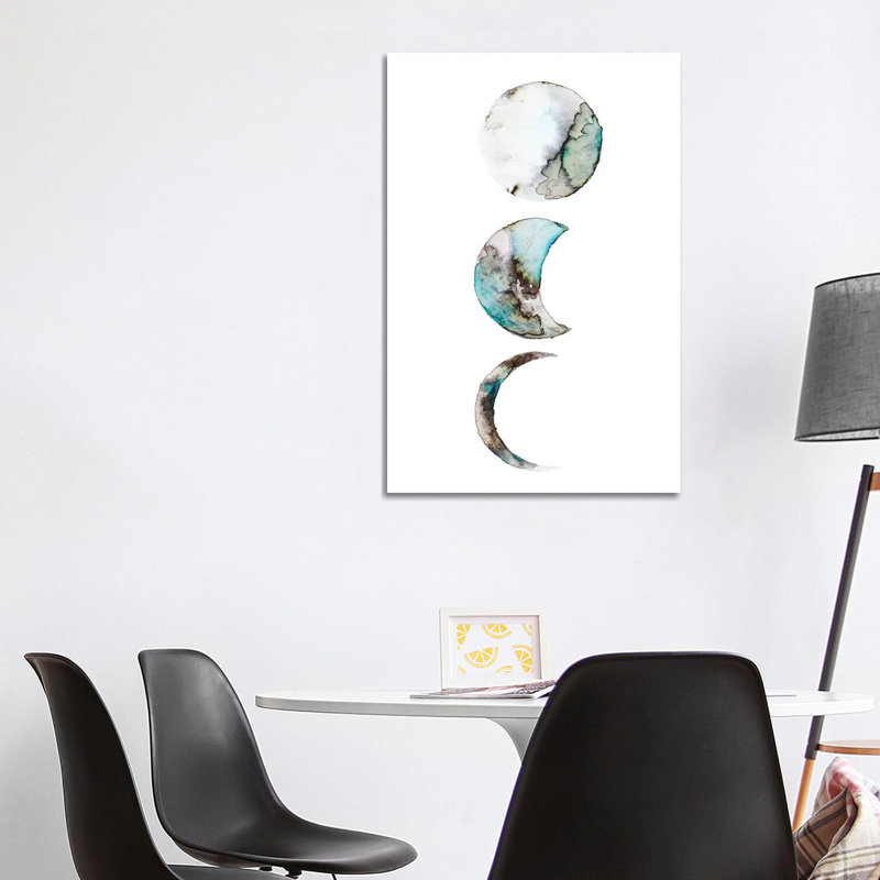 Moon by ANDA Design - Wrapped Canvas Gallery-Wrapped Canvas Giclée, 101.6 cm H x 66.04 cm W x 3.175 cm D