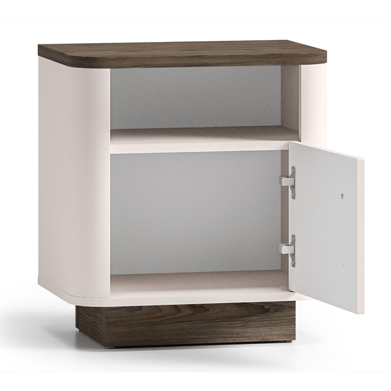 50cm W Metal Bedside Table
