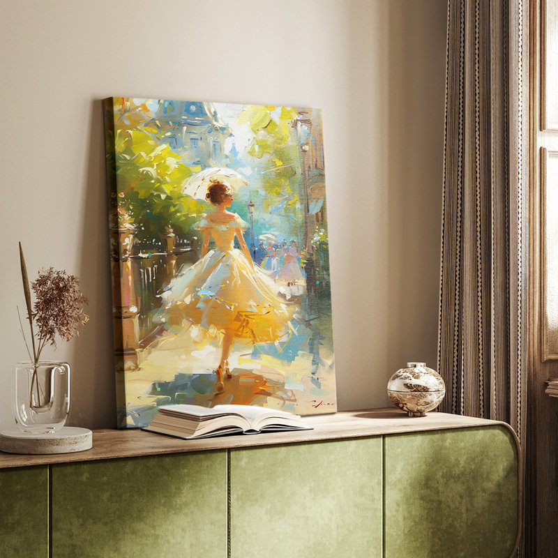 WCCEN Series DCCXCV - Toile tendue avec châssis de qualité supérieure - Prêt à être accroché, H 60 po x l 40 po
