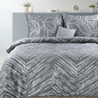 Garred Cotton Chevron / Zig Zag Duvet Cover Set with Pillowcases