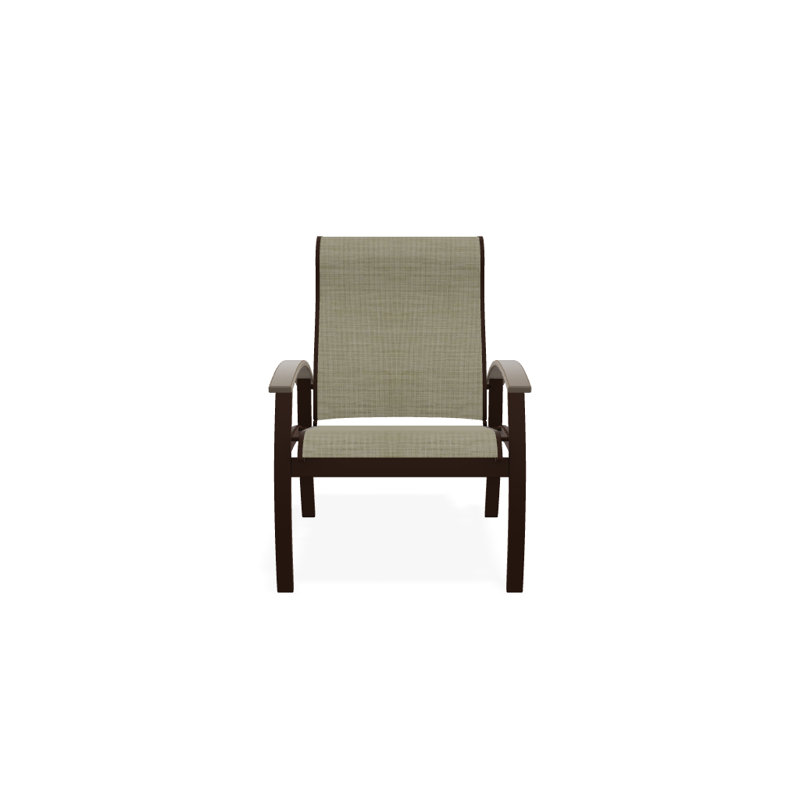 Chaise de patio Askar, Kona texturé, Désert, Bristol taupe Sunbrella®