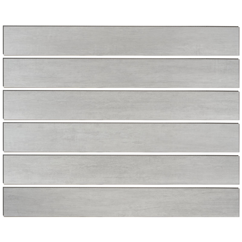Revêtement de sol en vinyle de luxe Stacy Garcia Chic 20 po 6 po x 48 po, Bois blanc