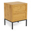 45.6 cm W Steel Bedside Table